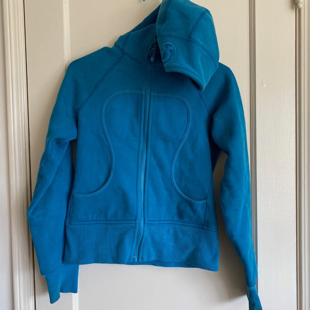 Lululemon Scuba Hoodie bright teal